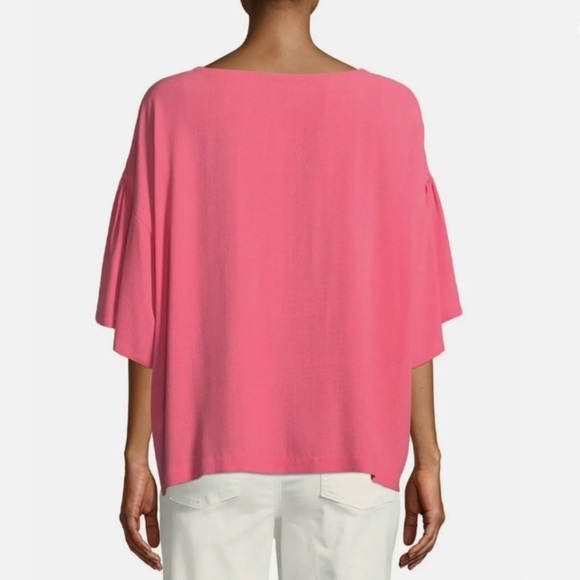 Eileen Fisher 100% silk top , sz petite small - Picture 2 of 7